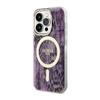 Guess Leopard MagSafe - Coque iPhone 14 Pro Max (Rose)