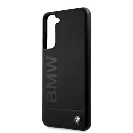 Bmw Leather Hot Stamp - Etui Samsung Galaxy S21 FE (czarny)