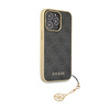 Guess 4G Charms Collection - iPhone 14 Pro tok (szürke)