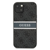 Guess 4G Printed Stripe - Coque pour iPhone 13 (gris)