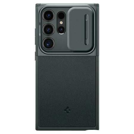 Spigen Optik Armor - Gehäuse für Samsung Galaxy S24 Ultra (Abyss Grün)