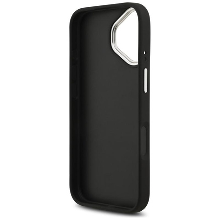 ETUI DO IPHONE 17 GUESS CZARNE ORYGINALNE SKÓRZANE ELEGANCKIE CASE