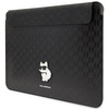 Karl Lagerfeld NFT Saffiano Monogram Ikonik Choupette Sleeve – 14" Notebook-Hülle (Schwarz)