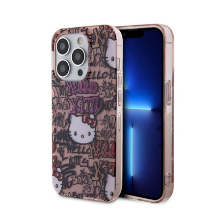 Hello Kitty IML Tags Graffiti - iPhone 14 Pro Max Case (pink)