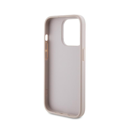 Guess 4G Metal Gold Logo - iPhone 15 Pro Case (pink)