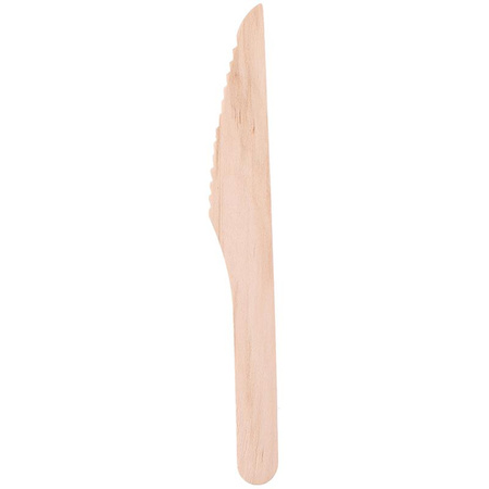 Cuisine Elegance - Messerset aus Holz 16,5 cm 50 Stück.