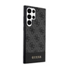 Guess 4G Bottom Stripe Metal Logo Collection - Samsung Galaxy S24 Ultra tok (fekete)