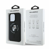 Karl Lagerfeld Silicone Karl & Choupette Ring MagSafe - Case iPhone 16 Pro (black)