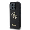 Guess Fixed Glitter Big 4G - iPhone 16 Pro Tasche (schwarz)