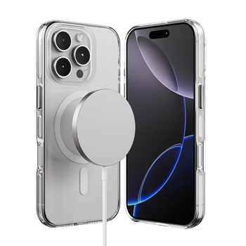Crong Clear MAG Pro - iPhone 16 Pro MagSafe tok (átlátszó)