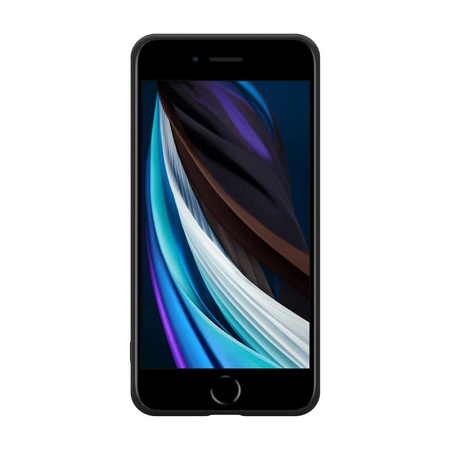 Crong Color Cover - Coque iPhone SE (2022/2020) / 8 / 7 (noir)