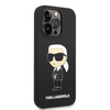 Karl Lagerfeld Silikon NFT Ikonik MagSafe - iPhone 14 Pro Max Tasche (schwarz)