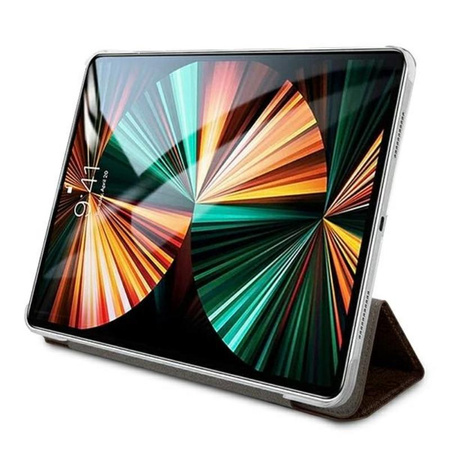 Guess 4G Big Metal Logo - iPad Pro 12.9" 2021 Hülle (braun)