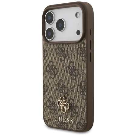 ETUI MAGSAFE GUESS DO IPHONE 17 PRO BRĄZOWE CASE MAGNETYCZNE ELEGANCKIE