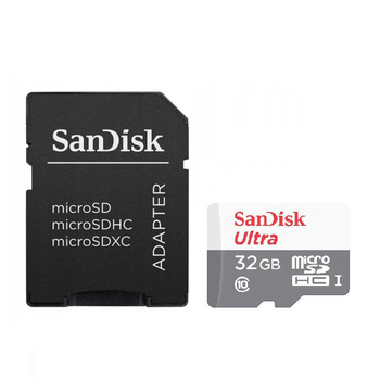 SanDisk Ultra microSDHC - 32 GB Class 10 UHS-I 100 MB/s Speicherkarte mit Adapter