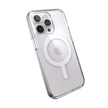 Speck Presidio Perfect-Clear + MagSafe - iPhone 13 Pro Case with MICROBAN Coating (Clear)