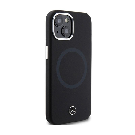 Mercedes Silicone Bicolor MagSafe - iPhone 15 Case (noir)