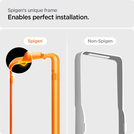 Spigen Alm üveg.TR 2-Pack - Edzett üveg Google Pixel 7A készülékhez (2 db.) (átlátszó)