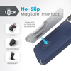 Speck Presidio2 Grip ClickLock & MagSafe - iPhone 15 Pro Hülle (Küstenblau / Staubgrau)
