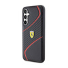 Ferrari Twist Metal Logo - Samsung Galaxy S23 FE Case (black)