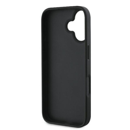 Guess Fixed Glitter Big 4G - iPhone 16 Plus Case (black)