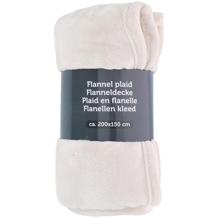 Flanell-Decke 200x150cm (weiß)