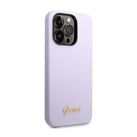 Guess Silicone Vintage - iPhone 14 Pro Max Case (purple)