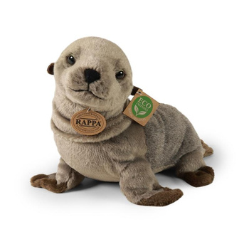 Rappa - Mascotte realistica in peluche della foca leone marino 30 cm Eco-Friendly