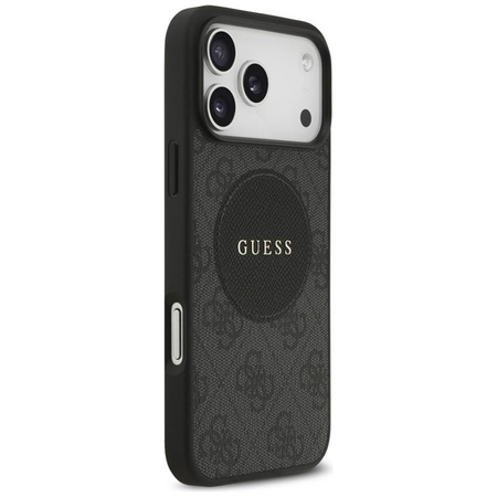 Guess 4G Circle Classic Logo MagSafe – Case iPhone 17 Pro Max (Black)