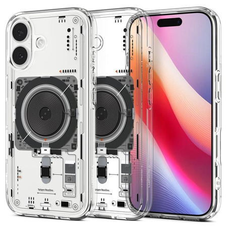 ETUI DO IPHONE 17 do MAGSAFE SPIGEN ULTRA HYBRID ORYGINALNE MAGNETYCZNE
