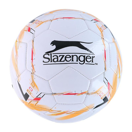 Slazenger - Soccer ball r. 5 (white / orange)