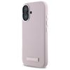 Karl Lagerfeld FW Metal Plate MagSafe - Étui pour iPhone 16 (rose)