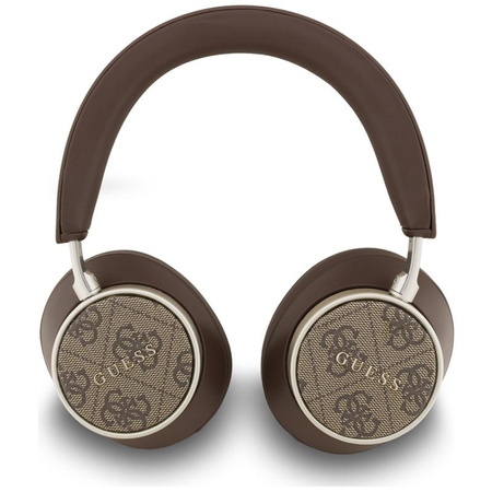 Guess 4G Classic Logo - Wireless Over-Ear Bluetooth Headphones (Brown)