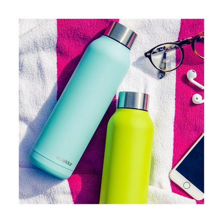 Quokka Solid - Stainless Steel Thermal Bottle 630 ml (Aquamarine)