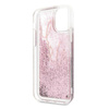 Karl Lagerfeld Signature Glitter Case - pouzdro pro iPhone 11 Pro (růžově zlaté)
