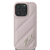 Karl Lagerfeld Quilted Signature - iPhone 16 Pro Max Case (pink)