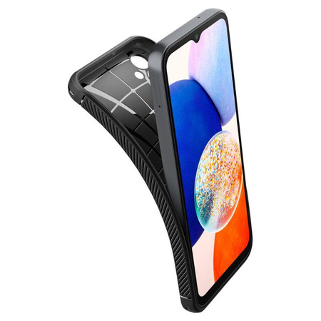 Spigen Rugged Armor - Gehäuse für Samsung Galaxy A14 5G (Schwarz)