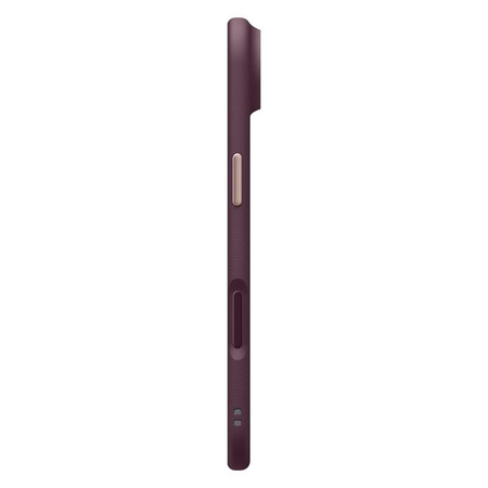 ETUI DO IPHONE 17 do MAGSAFE SPIGEN NANO ORYGINALNE BURGUNDOWE ELEGANCKIE