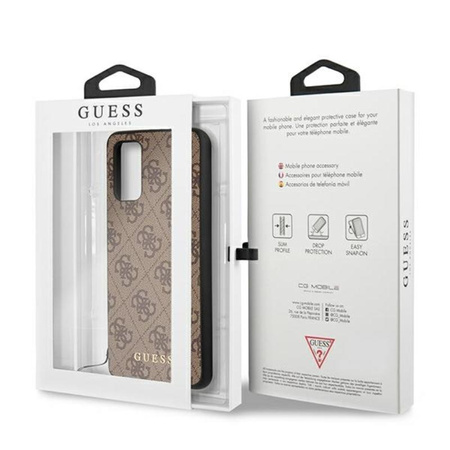Guess 4G Charms Collection - Etui Samsung Galaxy A32 5G (brązowy)