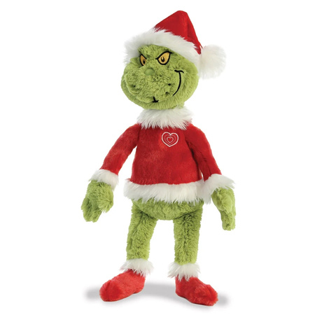 Grinch - Plush toy / cuddly Grinch in Santa Claus outfit 43 cm Eco-Friendly