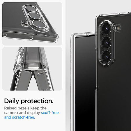 Spigen Ultra Hybrid Pro - pouzdro pro Samsung Galaxy Z Fold 6 (Crystal Clear)