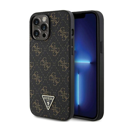 Guess 4G Triangle Metal Logo - iPhone 14 Pro Case (black)