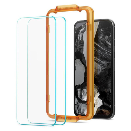 Spigen Alm Glas.TR 2-Pack - Tvrzené sklo pro Google Pixel 8A (2 kusy.) (Transparentní)