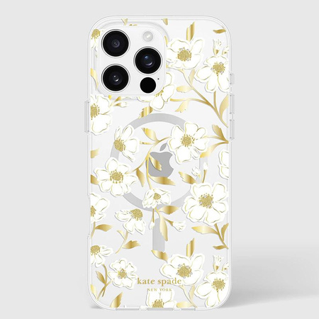 Kate Spade New York Ochranné pouzdro Gems MagSafe - iPhone 16 Pro Max (Sunshine Floral)