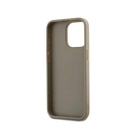 DKNY Wrist Strap Stock Logo - Case for iPhone 15 Pro Max (Beige)