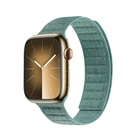 Crong Melange - Magnetic Strap for Apple Watch 44/45/46/49 mm (turquoise melange)