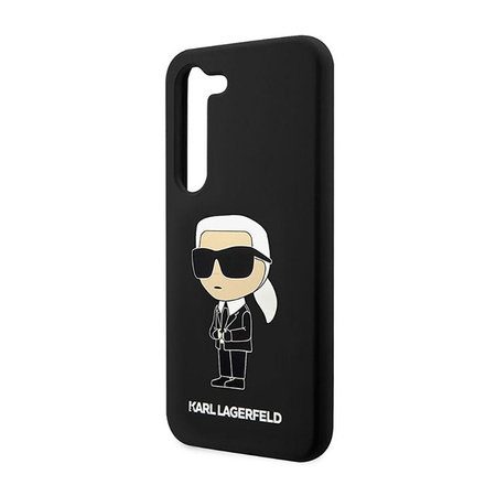 Karl Lagerfeld szilikon NFT Ikonik - Samsung Galaxy S23+ tok (fekete)