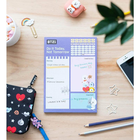 LINE FRIENDS BT21 - Planner dzienny A5