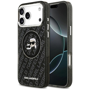 ETUI DO IPHONE 17 PRO MAX do MAGSAFE KARL LAGERFELD ORYGINALNE CZARNE CASE
