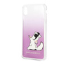 Karl Lagerfeld Choupette Fun-Sonnenbrille - iPhone Xs Max Hülle (Rosa)